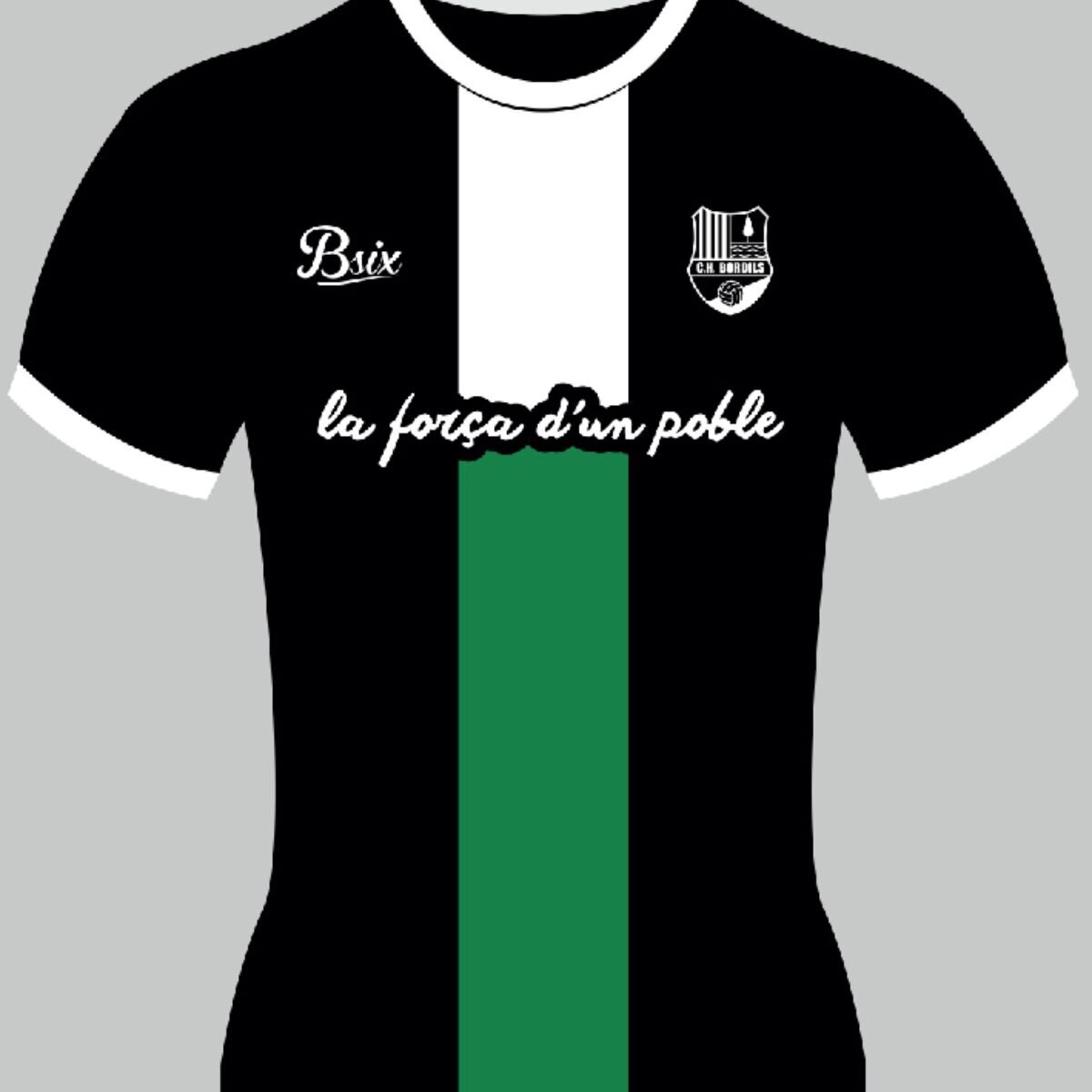 Samarreta tècnica negra amb franja vertical