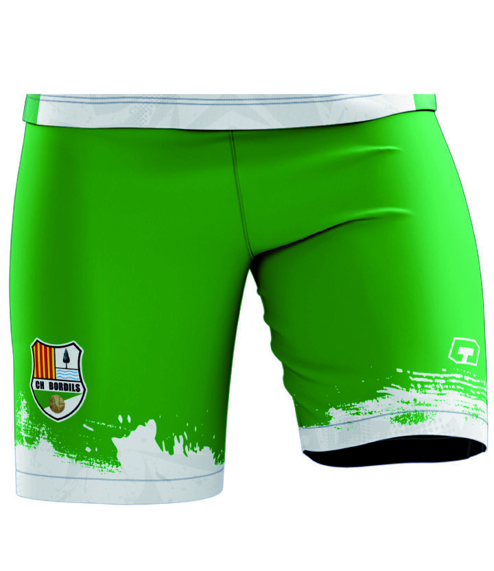 Pantaló Handbol Base TC Sublimat blanc i verd