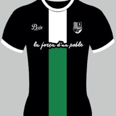 Samarreta tècnica negra amb franja vertical