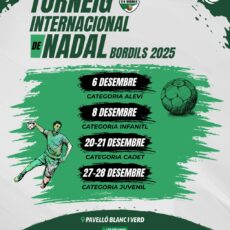 Dinar Torneig Internacional Nadal 25 (Juvenil) Diumenge 28/12/25