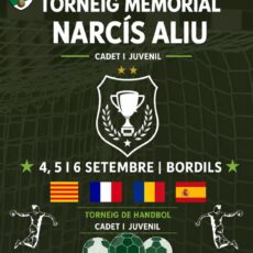 Memorial Narcís Aliu Cadet-Juvenil. Dinar diumenge 6 setembre